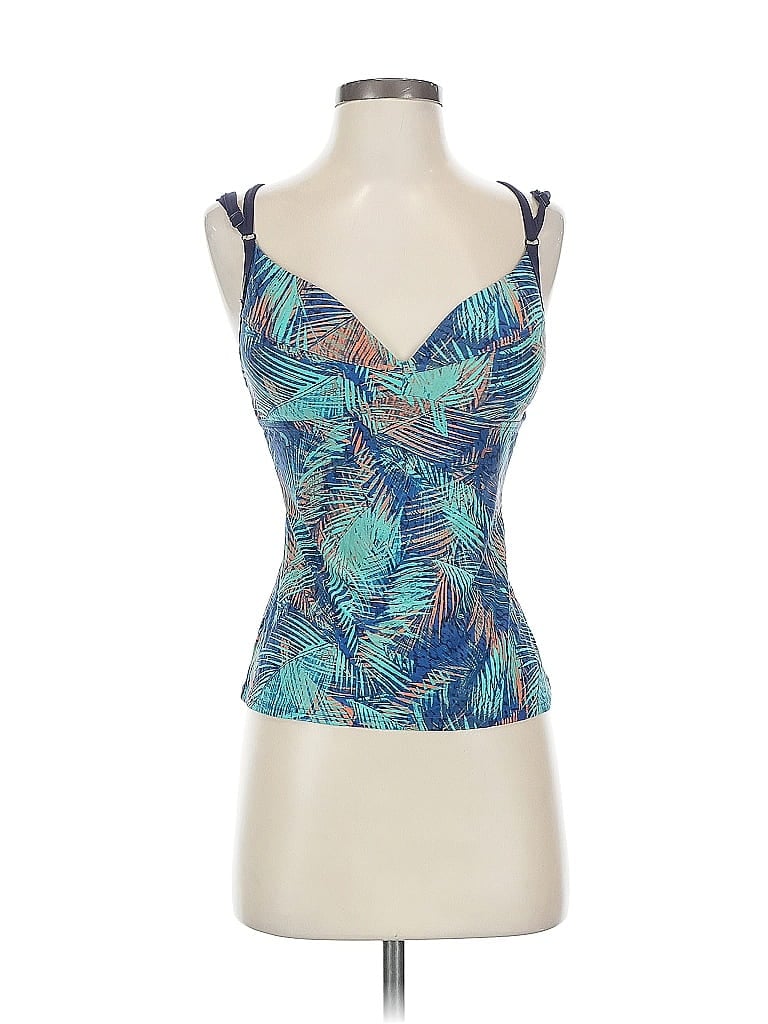 Pre-owned Lole Tank Top Blue Strapless Neckline Tops
