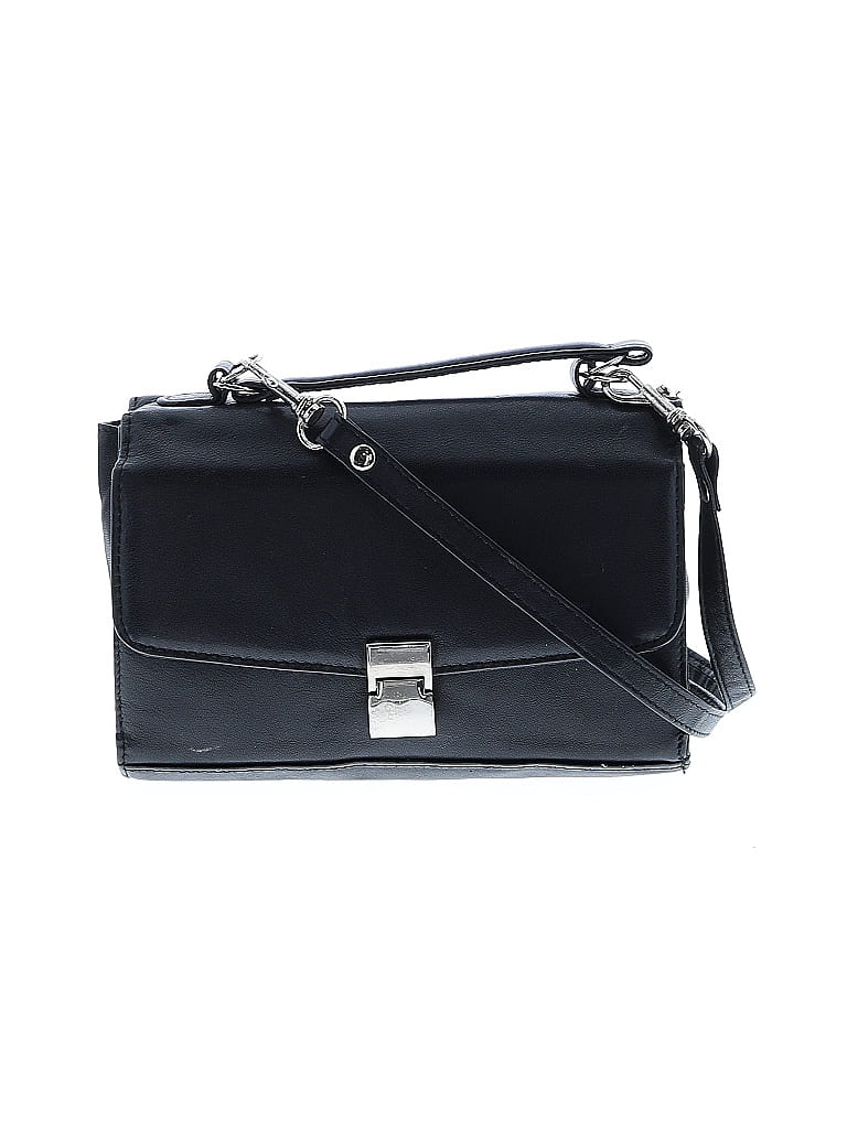 Pre-owned Wilsons Leather Leather Satchel In Black