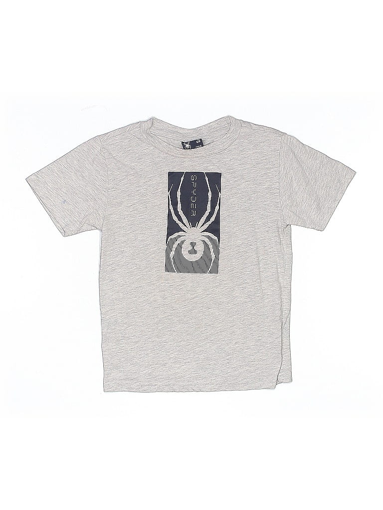 Pre-owned Spyder Kids' Short Sleeve T-shirt In Gray