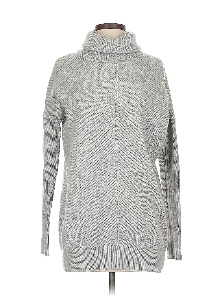 Pre-owned Vince Wool Pullover Sweater In Gray