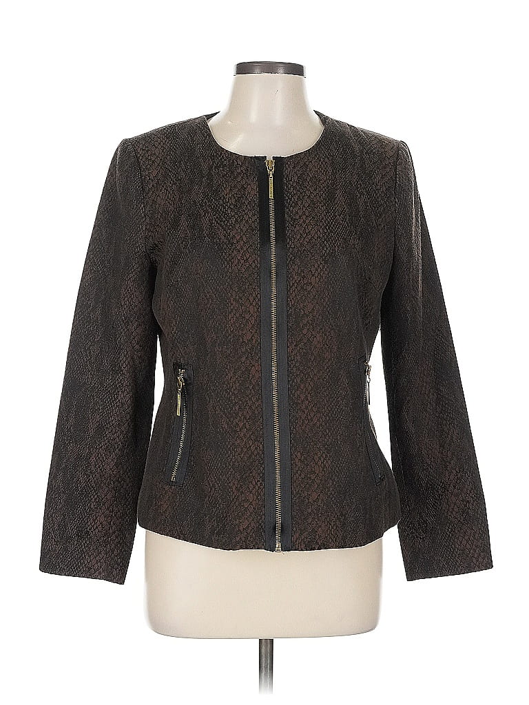 Pre-owned Dana Buchman Jacket In Brown