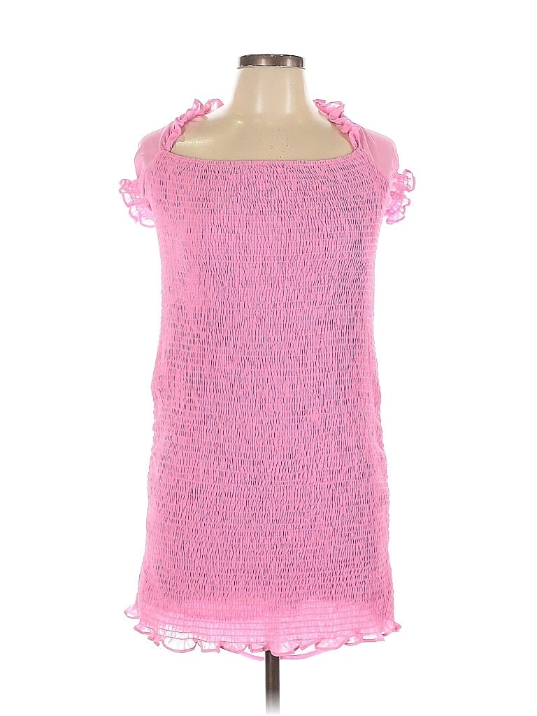 Pre-owned Prettylittlething Cocktail Dress In Pink