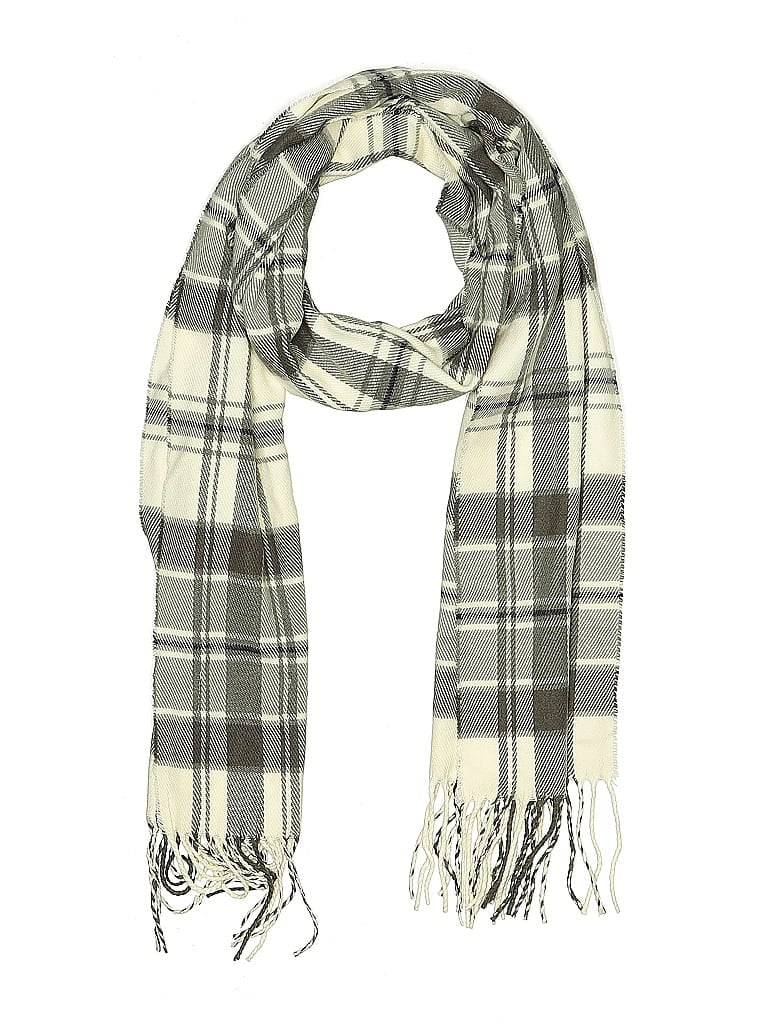 Pre-owned Assorted Brands Scarf In Gray