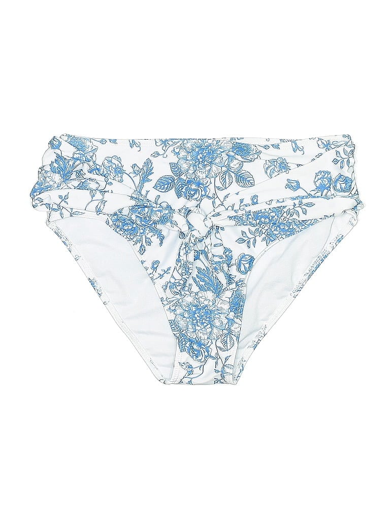 Pre-owned Pink Lily Swimsuit Bottoms In Blue