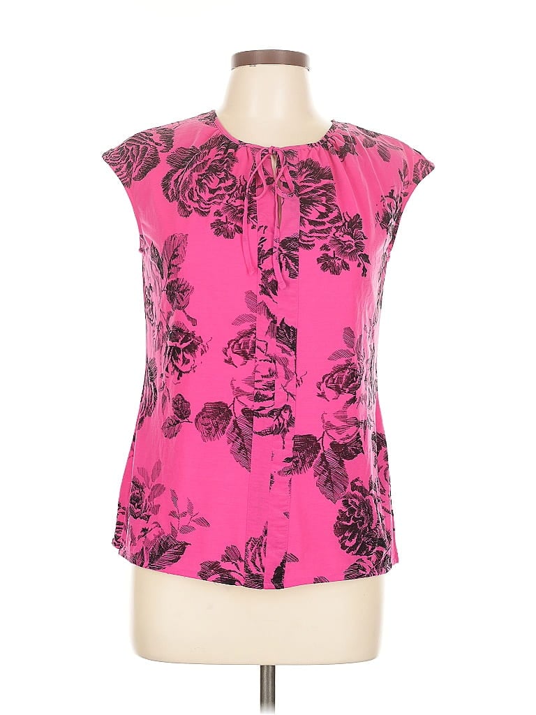 Pre-owned Worthington Sleeveless Blouse In Pink