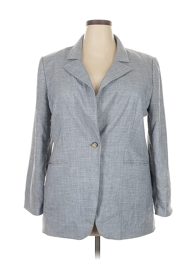 Pre-owned Banana Republic Factory Store Blazer Jacket In Gray