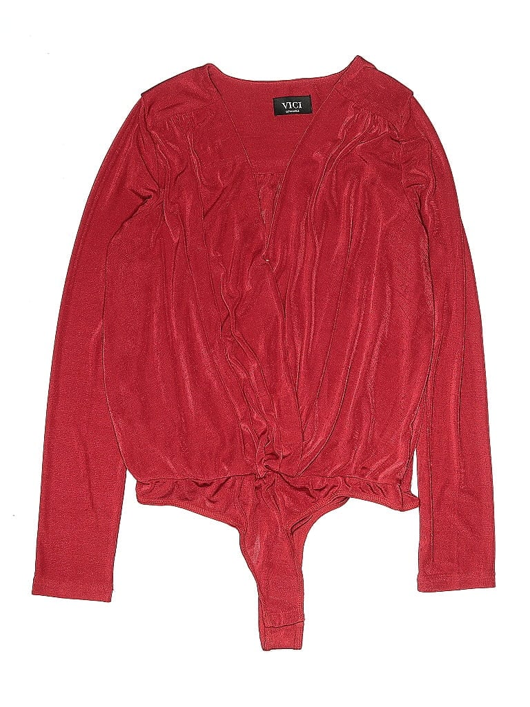 Pre-owned Vici Bodysuit In Red