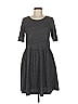 Gap Solid Gray Casual Dress Size M - photo 1