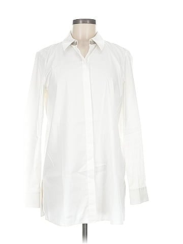 Lafayette 148 New York Long Sleeve Button-Down Shirt (view 1)