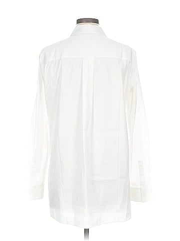 Lafayette 148 New York Long Sleeve Button-Down Shirt (view 2)