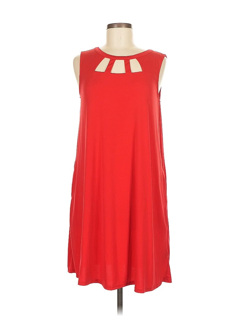 Pre-owned Agb Casual Dress In Red