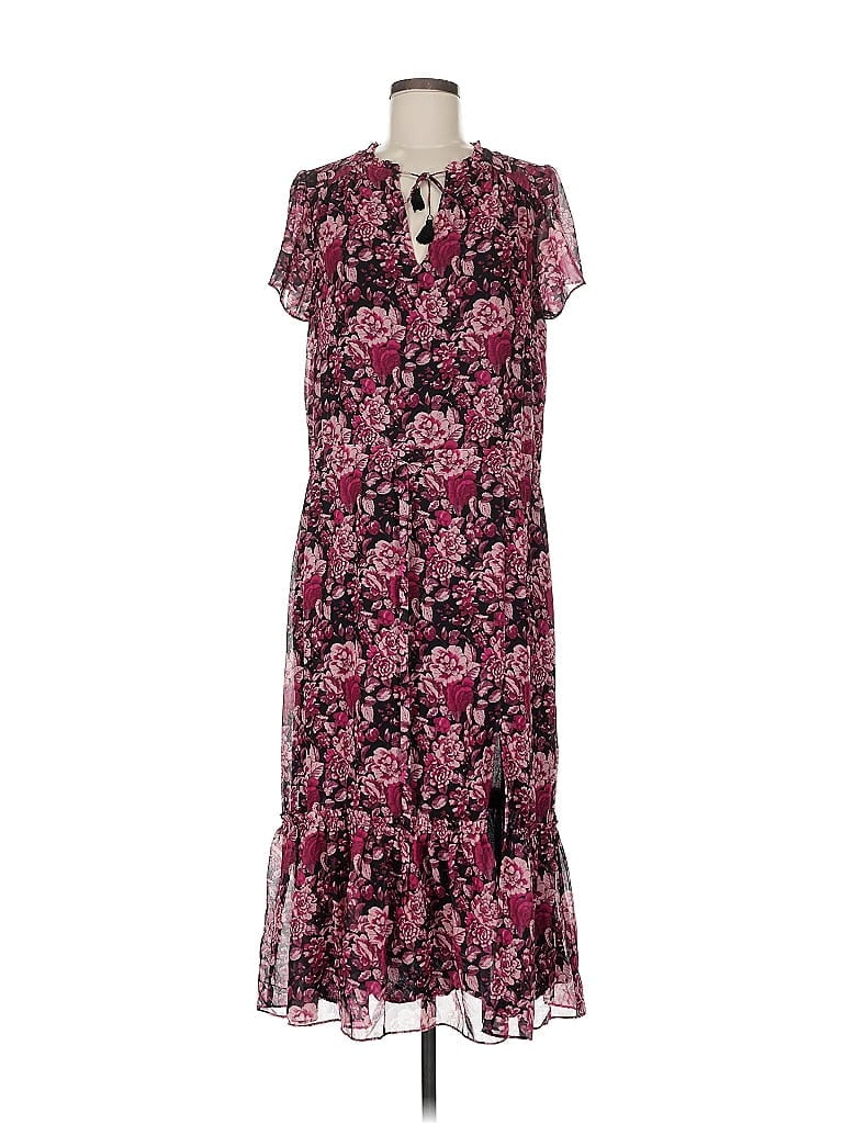 Pre-owned Paige Casual Dress In Burgundy