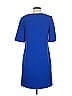 The Limited Solid Blue Casual Dress Size 4 - photo 2