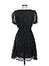 DKNY 100% Polyester Polka Dots Black Cocktail Dress Size 10 (petite) - photo 2