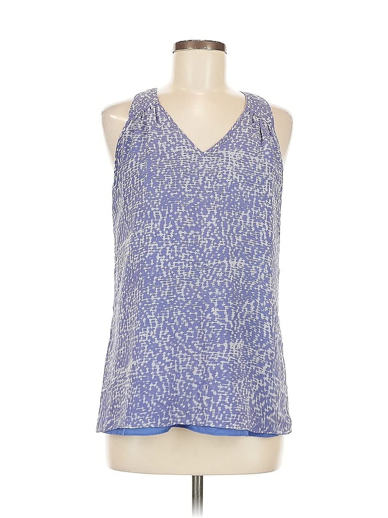 Pre-owned Banana Republic Sleeveless Blouse In Blue