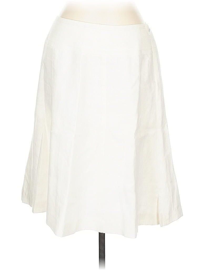 Pre-owned Talbots Casual Skirt In White