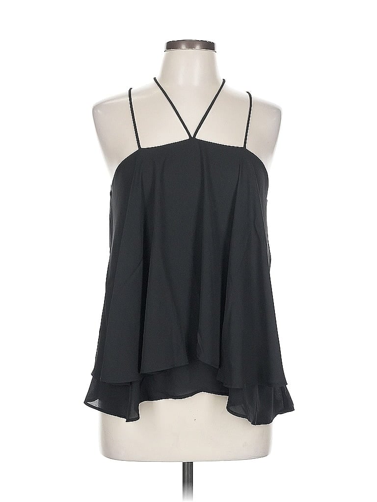 Krisa Sleeveless Blouse In Black