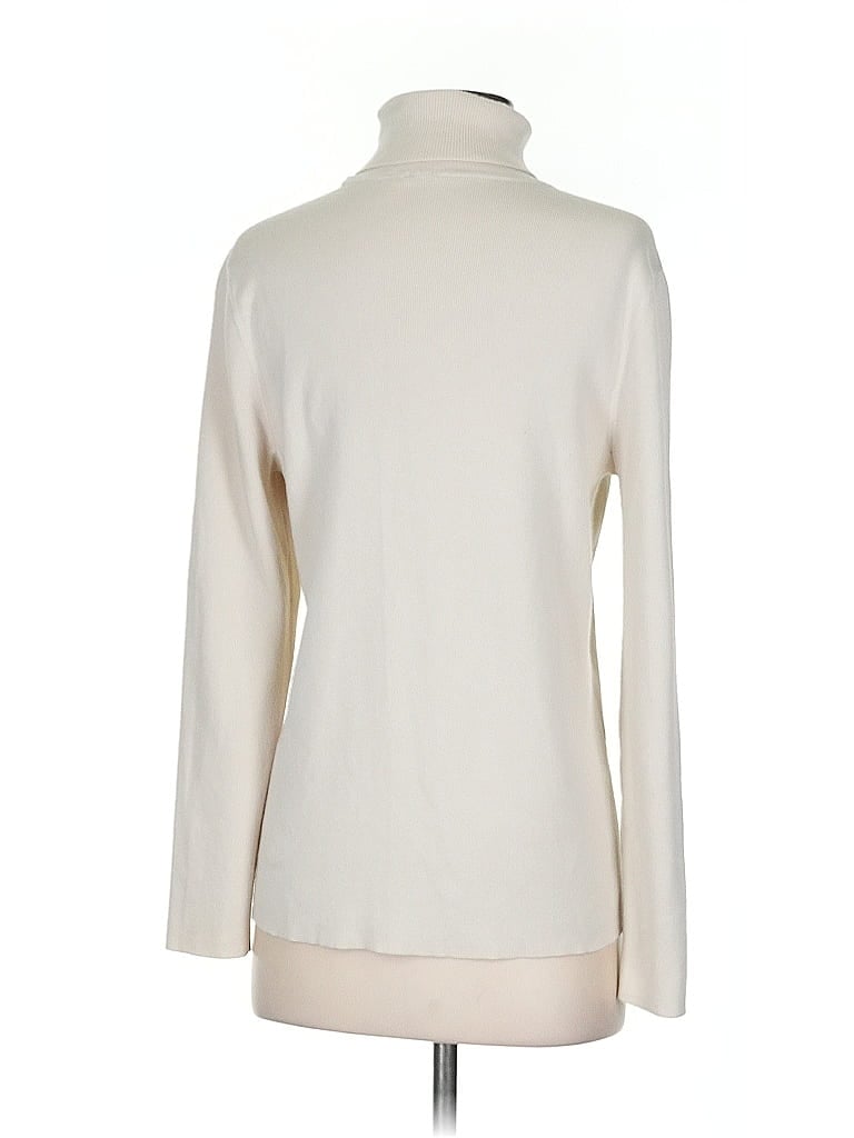 Pre-owned Unbranded Turtleneck Sweater In White