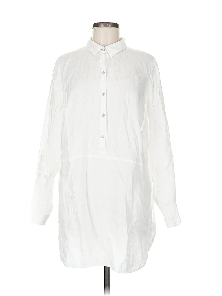 Click to view more detailed imagery on our partner's website Pre-owned Jjill Casual Dress In White
