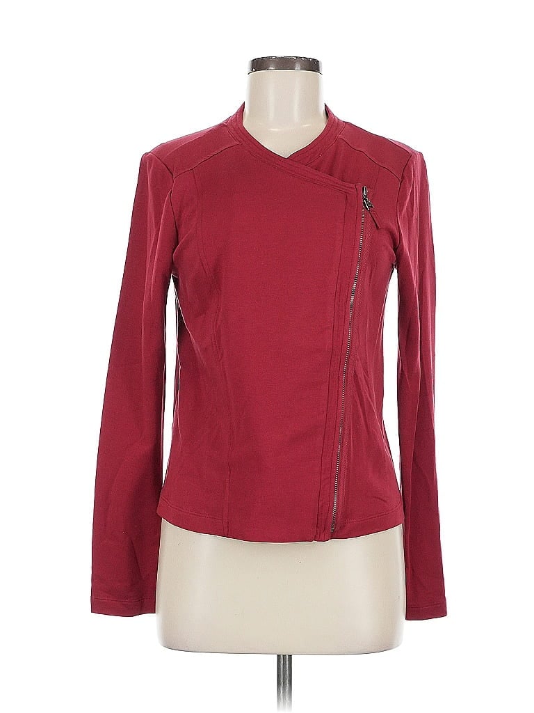Pre-owned Splendid Cardigan Sweater In Burgundy