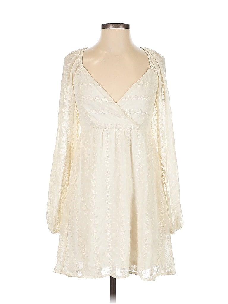 Pre-owned Mi Ami Cocktail Dress In White