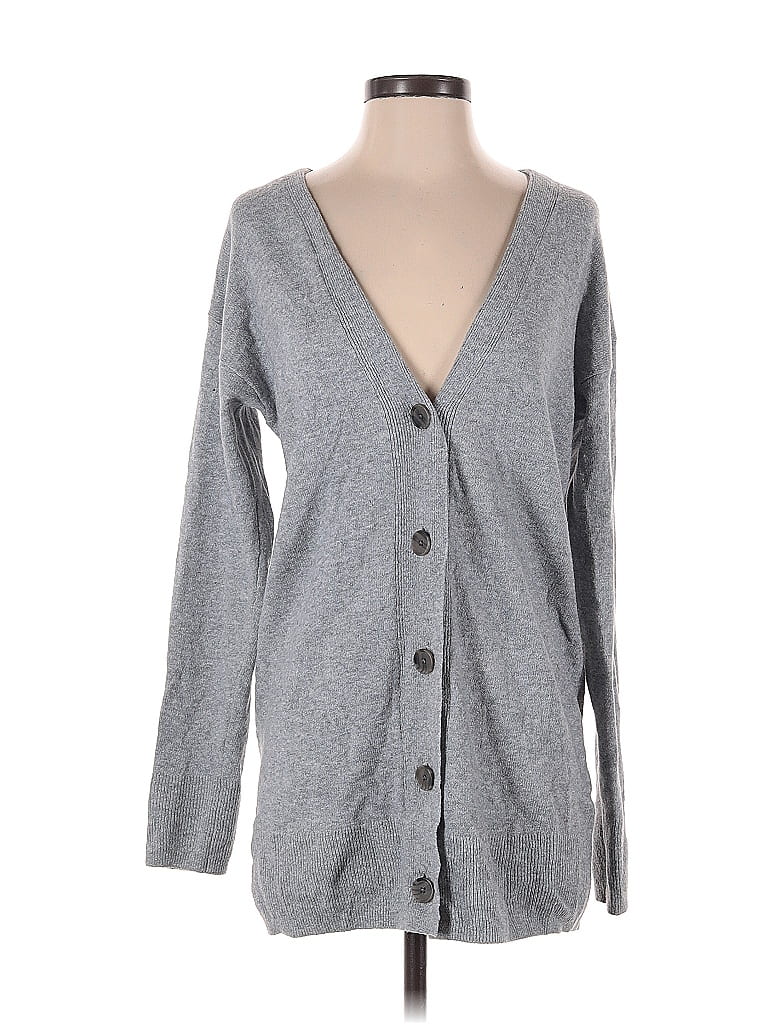 Pre-owned Gap Cardigan Sweater In Gray