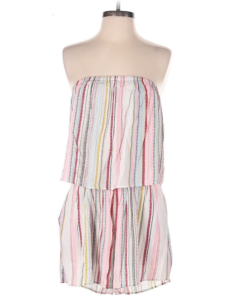 Pre-owned True Craft Romper In White