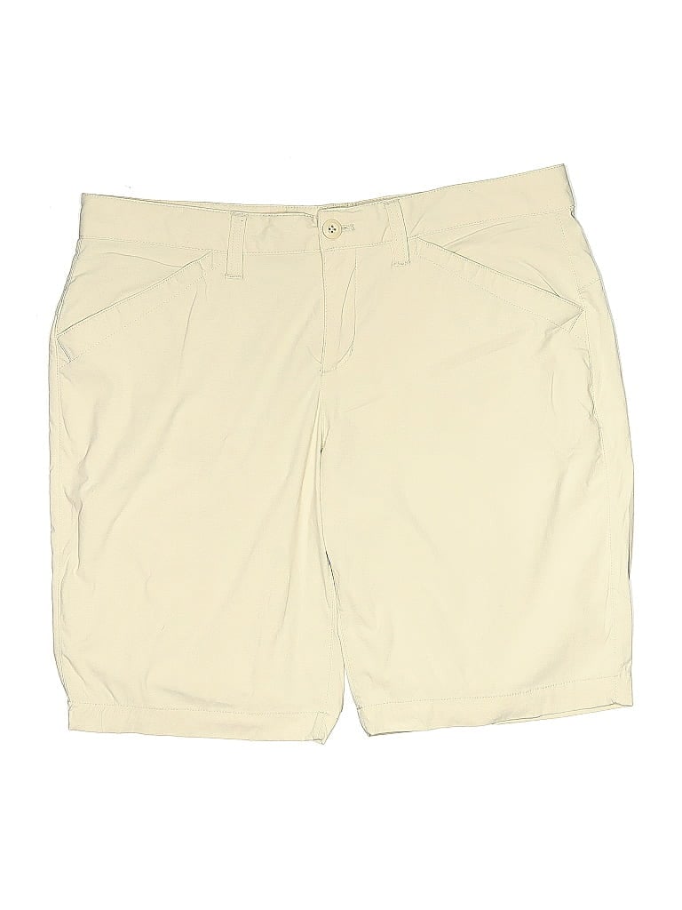 Pre-owned Eddie Bauer Khaki Shorts In White