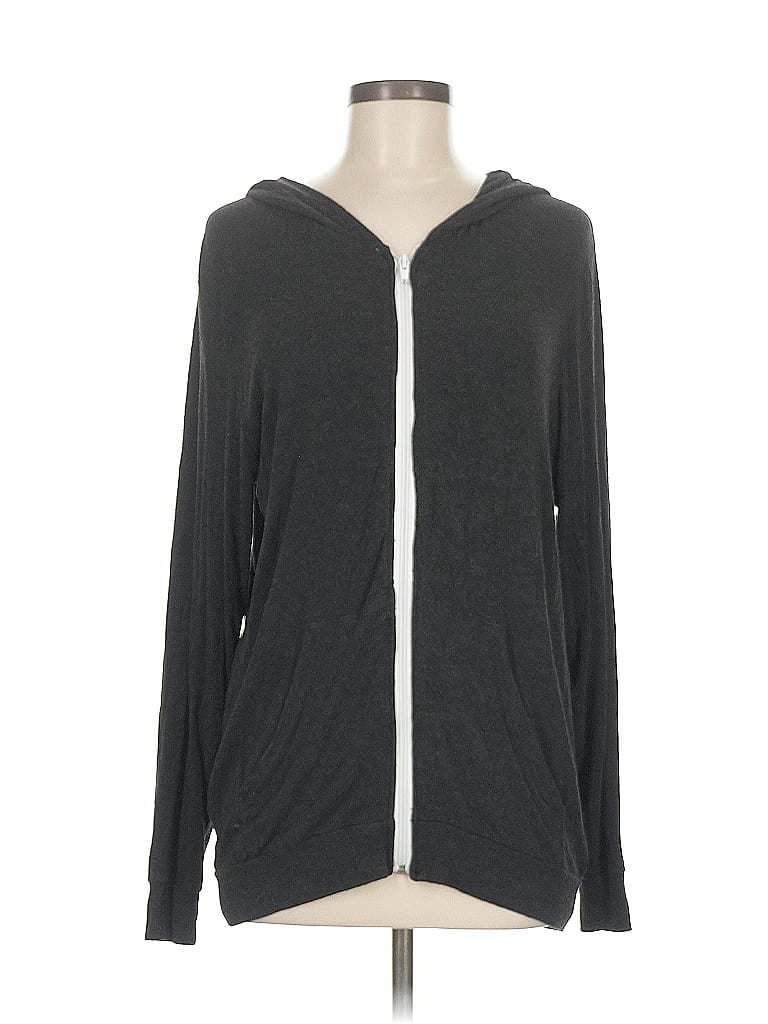 Pre-owned Brandy Melville Cardigan Sweater In Gray