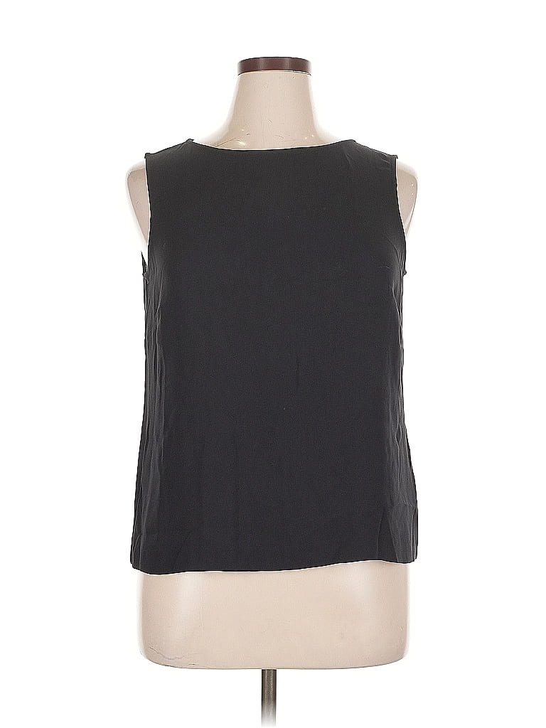 Pre-owned Jones New York Sleeveless Blouse In Black