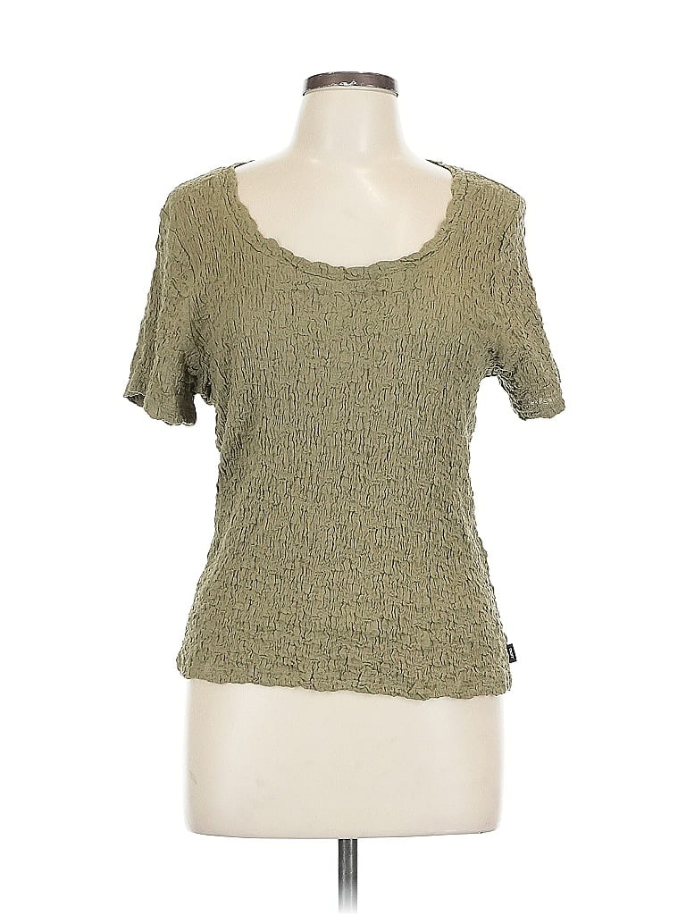 Click to view more detailed imagery on our partner's website Pre-owned Dkny Short Sleeve Top Green Scoop Neck Tops