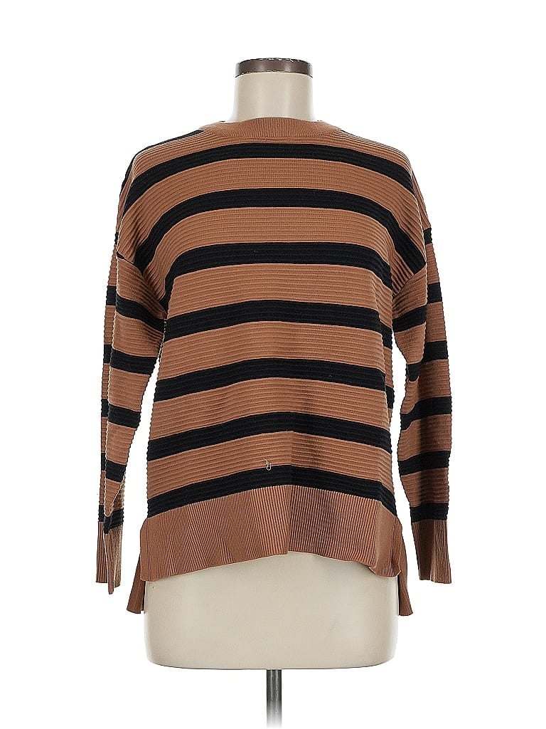Pre-owned T Tahari Pullover Sweater In Brown