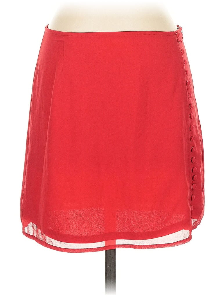 Lulus Casual Skirt In Red