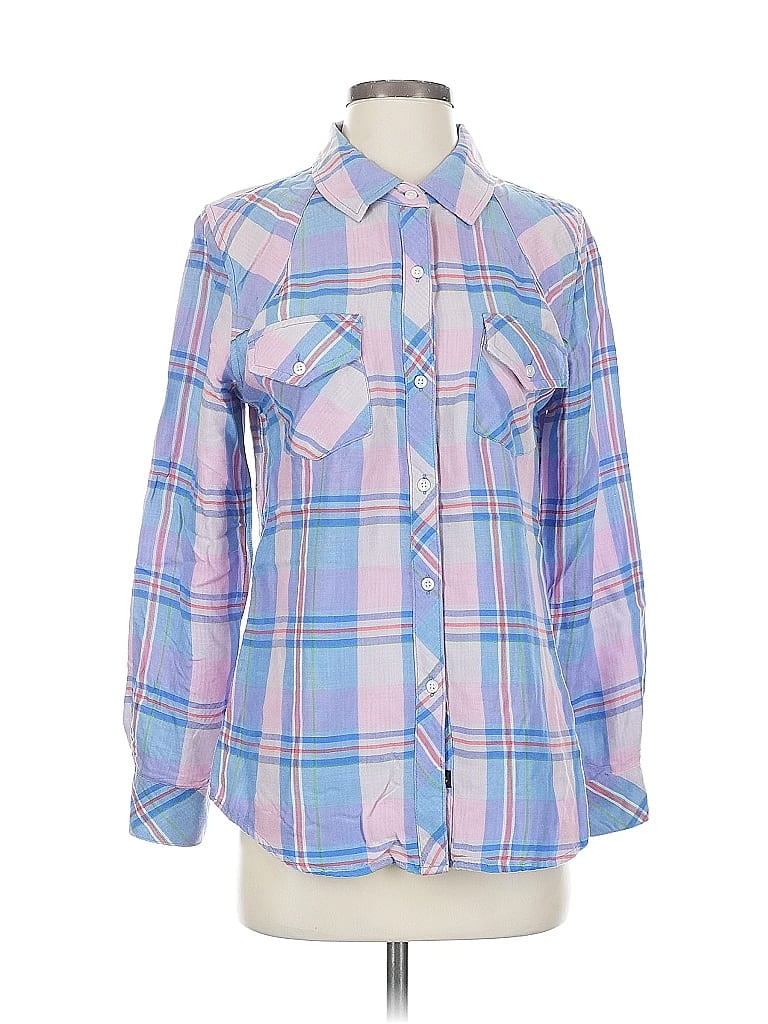 Pre-owned Rails Long Sleeve Button Down Shirt In Blue