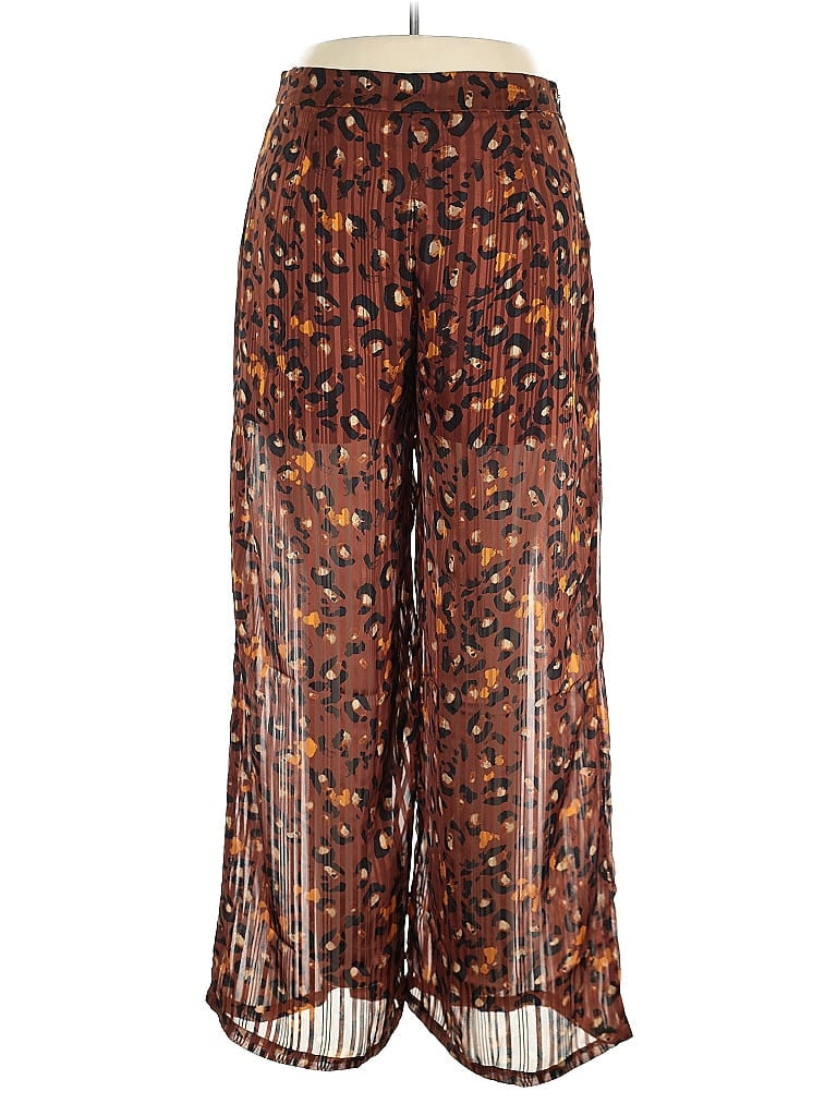 Pre-owned Shein Casual Pants In Brown