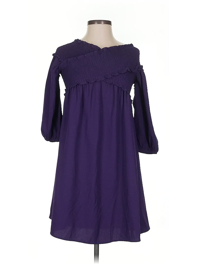 Pre-owned Symphony Casual Dress In Purple