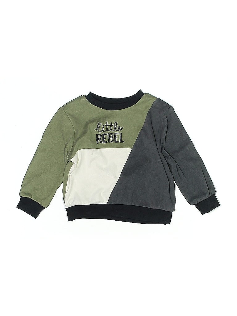 Pre-owned Assorted Brands Kids' Sweatshirt In Green
