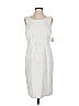 Kasper 100% Polyester White Cocktail Dress Size 4 - photo 1