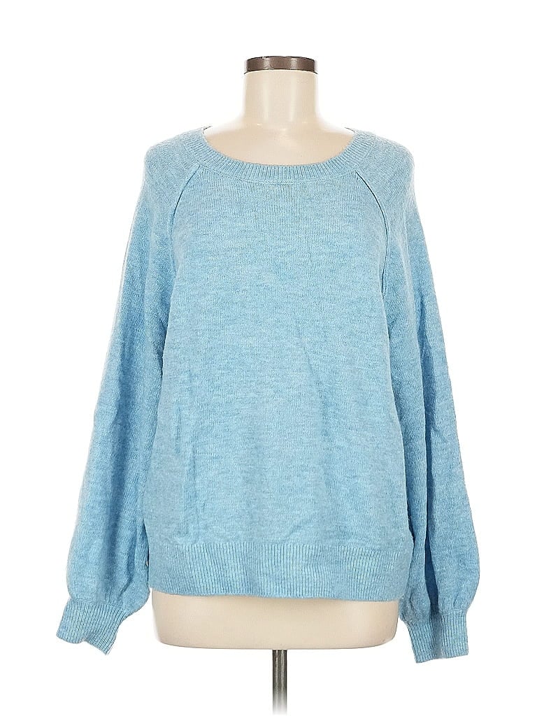 Pre-owned Vince Camuto Pullover Sweater In Blue