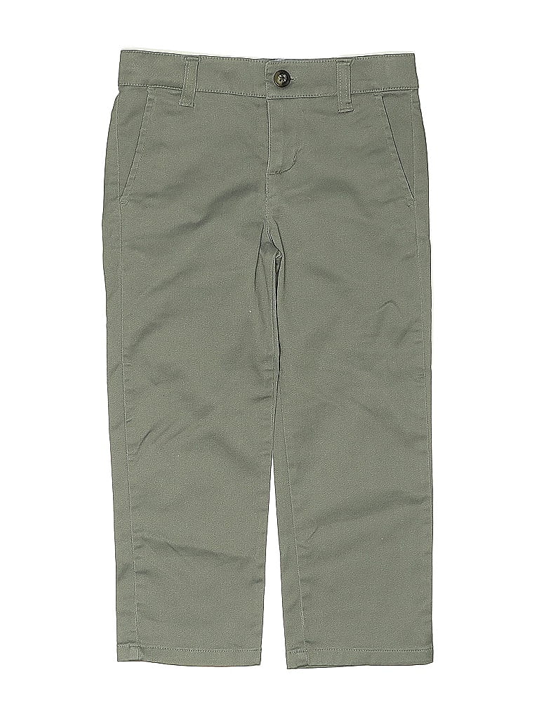 Pre-owned Janie And Jack Kids' Khaki Pant In Green