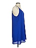 Tempted 100% Polyester Blue Sleeveless Blouse Size S - photo 4