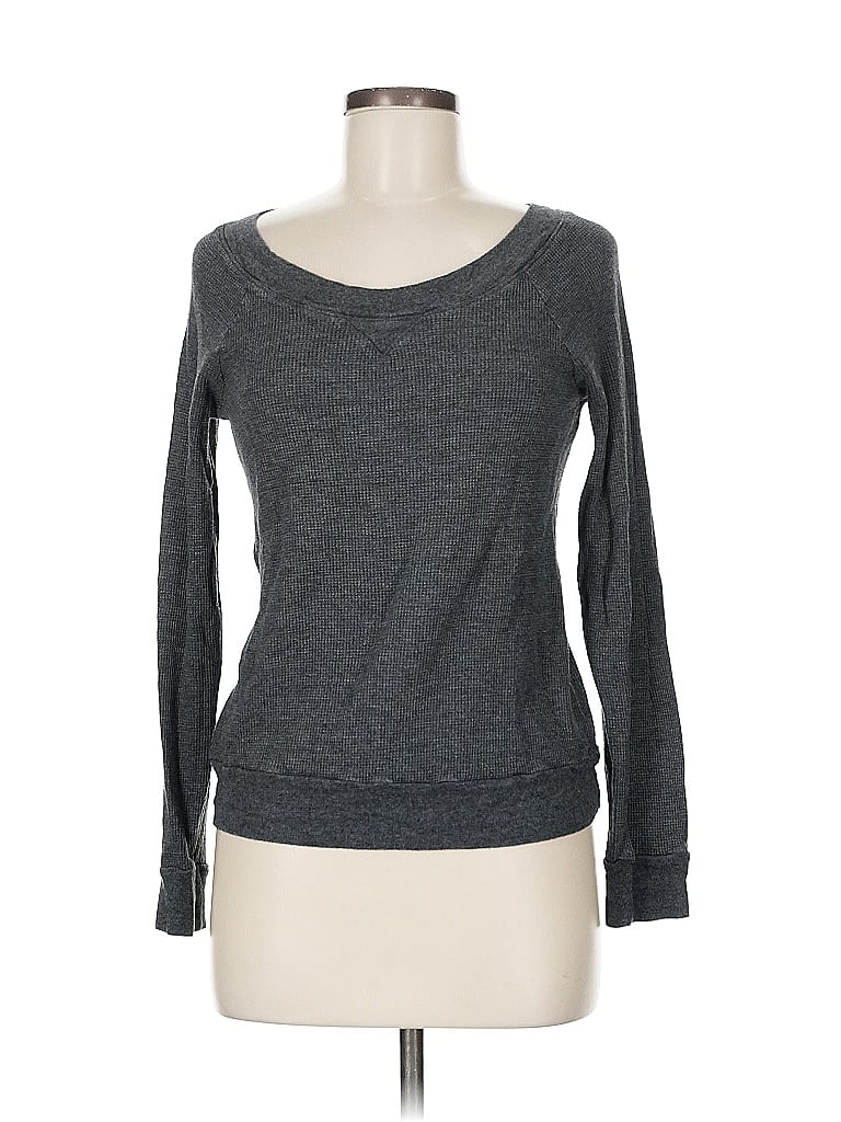 Pre-owned Splendid Pullover Sweater In Gray