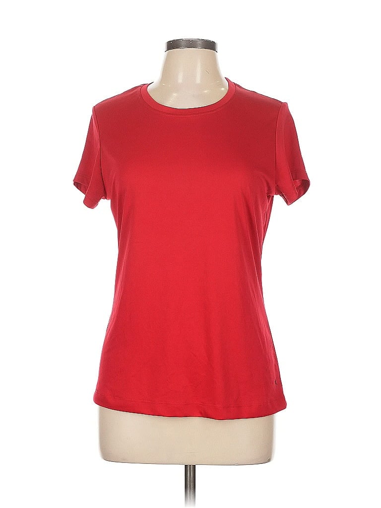 Pre-owned Danskin Now Active T-shirt In Red
