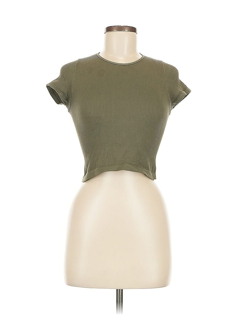 Pre-owned Out From Under Short Sleeve T-shirt In Green