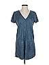 Lavender Brown 100% Polyester Blue Casual Dress Size S - photo 1