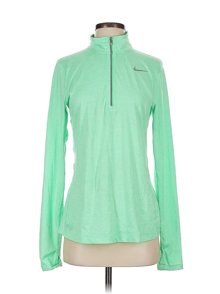 Pre-owned Nike Active T-shirt In Green