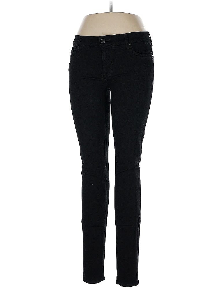 Pre-owned 7 For All Mankind Jeans In Black