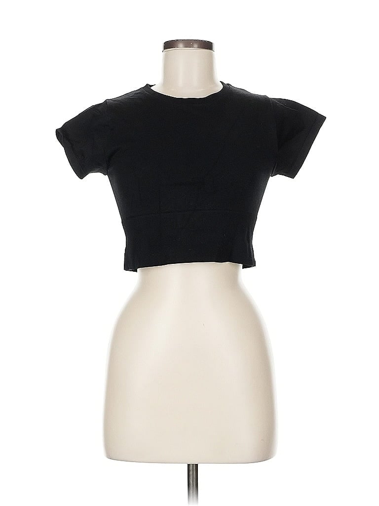 Pre-owned Offline By Aerie Short Sleeve T-shirt In Black