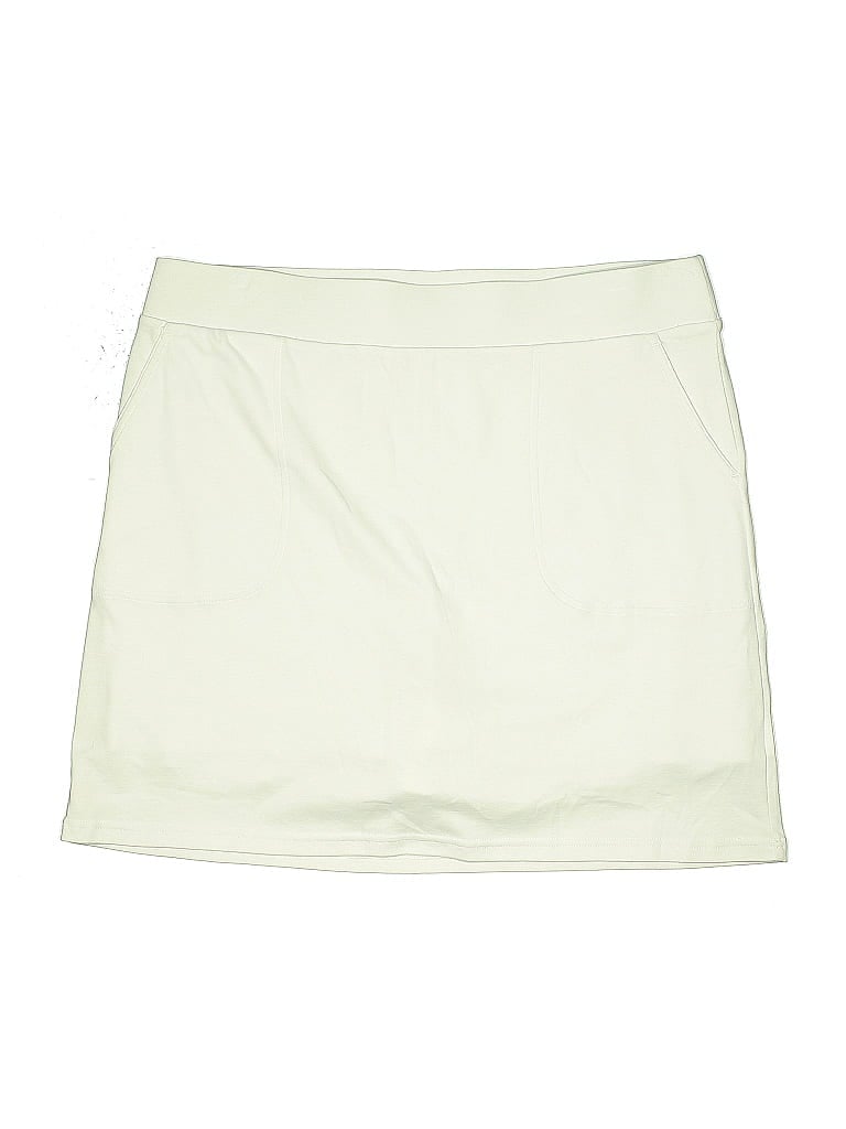 Pre-owned Unbranded Casual Skirt In White