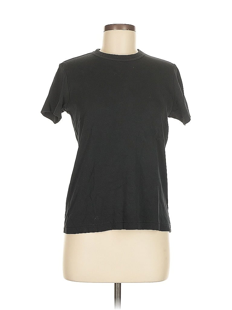 Pre-owned Uniqlo U Short Sleeve T-shirt In Black